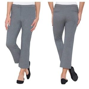 NWT Grey ankle cropped work pants-M